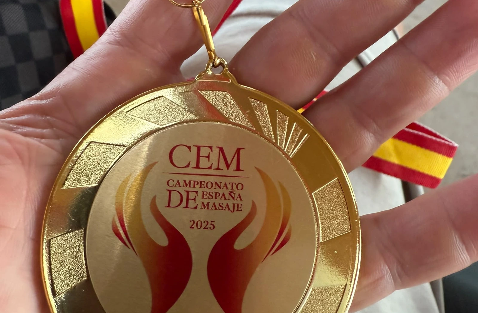 Medalla de oro del Campeonato de España de Masaje 2025