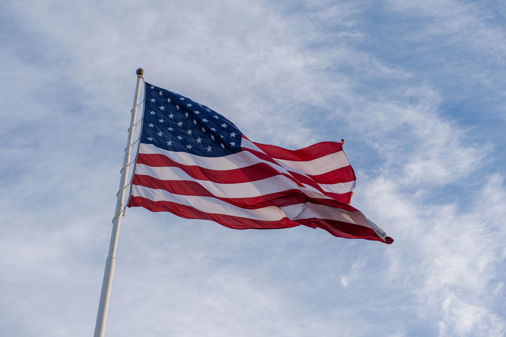 Bandera de Estados Unidos representando la visa de talento 2024